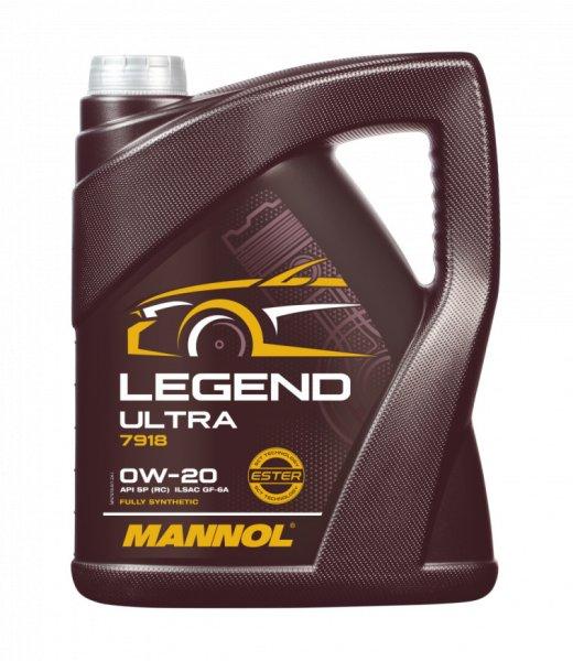 Mannol legend ultra 0w20 5l 7918 api sn plus rc, ilsac gf-5, suzuki