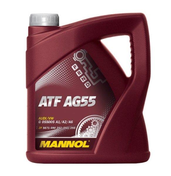 Mannol atf ag55 4l 8212 audi/vwg055005 bmw1375.4 zf s671 090 252