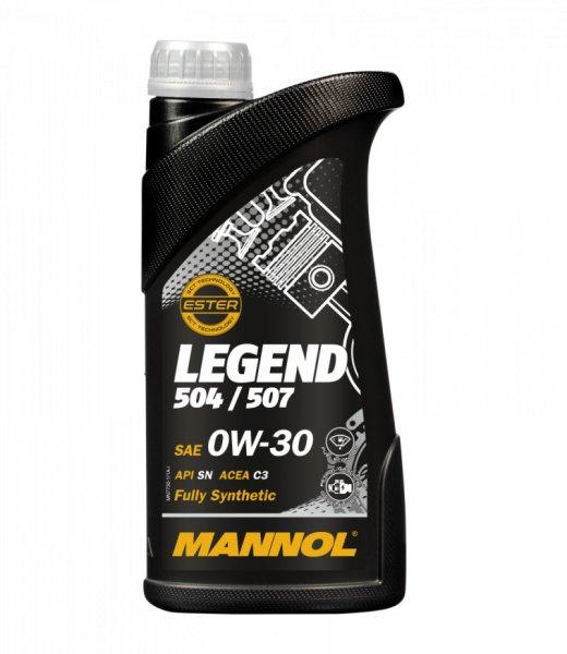 Mannol legend 504/507 0w30 1l 7730 acea c3 mb 229.52 ll-04 504 507 tl 52545