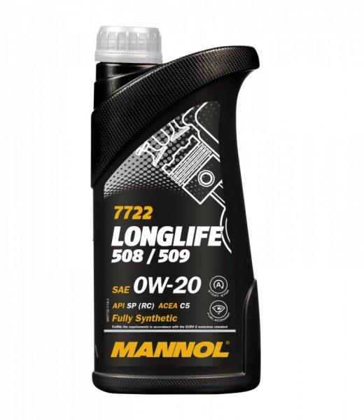 Mannol oem longlife vw508/509 0w20 1l 7722 api sp (rc) acea c5 tl 52 577 porsche
c20