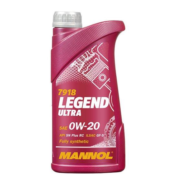 Mannol legend ultra 0w20 1l 7918 api sn plus rc, ilsac gf-5, suzuki