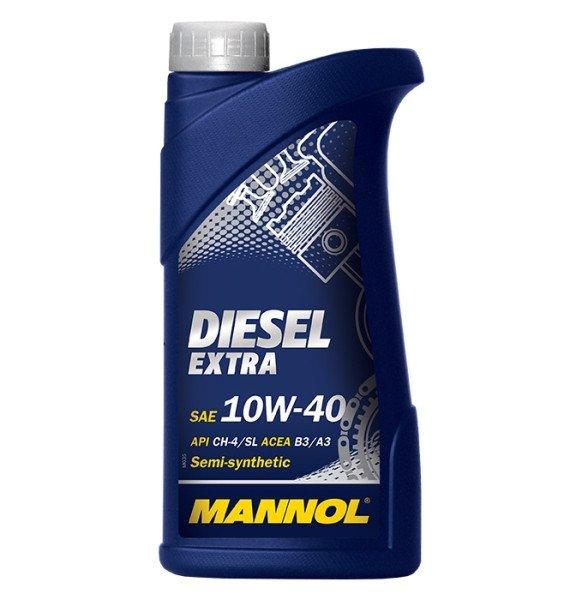 Mannol diesel extra 10w40 1l 7504 a3/b3 ch-4 502.00/505.00