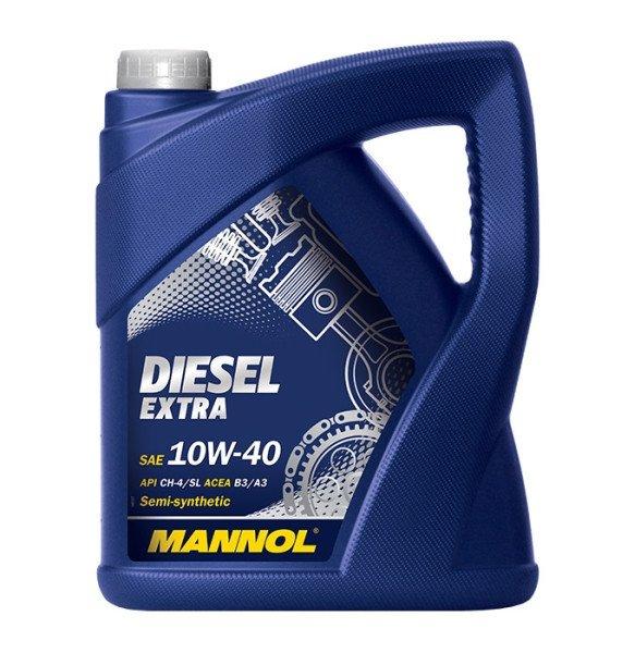 Mannol diesel extra 10w40 5l 7504 a3/b3 ch-4 502.00/505.00