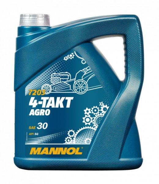 Mannol 4-takt fűnyíróolaj 4 ütem 4l 7203 4t agro sae30 hd30