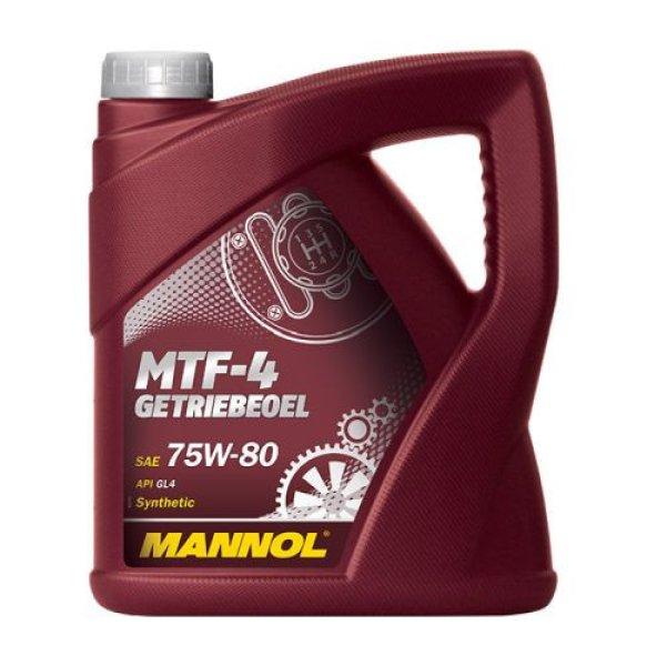 Mannol mtf-4 75w80 gl4 4l 8104 váltóolaj getriebeoel vw bmw ford psa