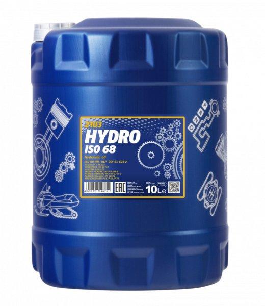 Mannol hydro iso 68 10l 2103 hidraulika olaj din 51524 hm hlp