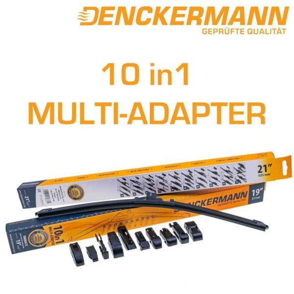 Ablaktörlő lapát flexibilis flat multi 350mm / 14" 10 adapterrel
denckermann vm ablaktörlölapát