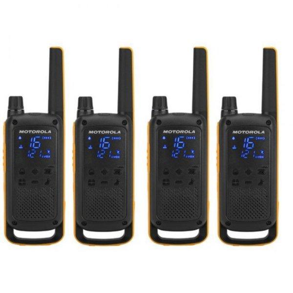 Motorola Talkabout T82 Extreme Quad Walkie-Talkie (4 Pcs) Black