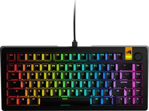 Glorious GMMK 3 HE 75% Prebuilt RGB Mechanical Gaming Keyboard Black UK