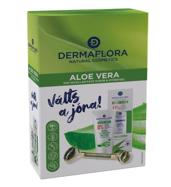 Dermaflora 0% díszdoboz (hidrogél+micellás arcradír+arcmasszírozó) aloe 1
db