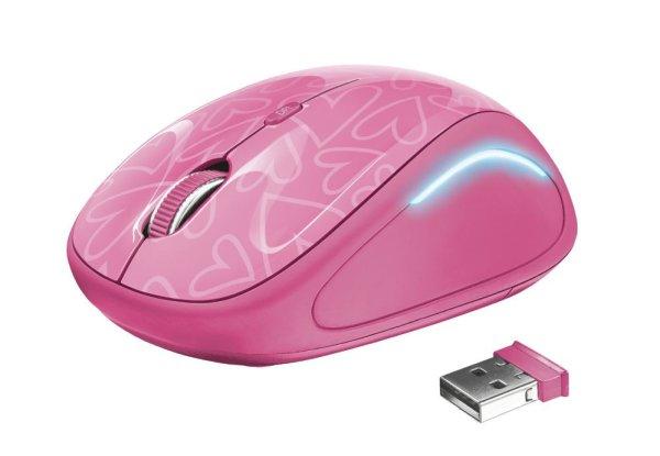 Trust Yvi FX Wireless Mouse Pink