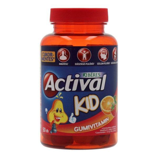 BÉRES ACTIVAL KID GUMIVITAMIN 50DB