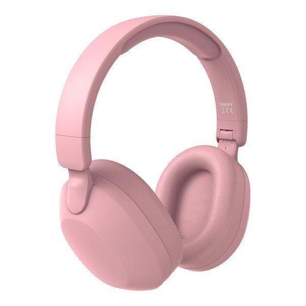 Snopy Fejhallgató Vezeték Nélküli - SN-BT37 Pink (Bluetooth/AUX/TF Card,
hang.szab., mikrofon, rózsaszín)