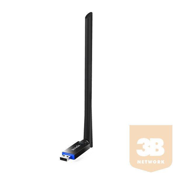 Tenda Hálózati adapter WiFi AC650 - U10 (USB3.0; 200Mpbs 2.4GHz + 433Mbps
5GHz; 6dBi Antenna)