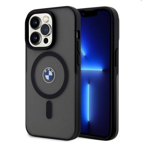 BMW IML Signature MagSafe tok Apple iPhone 15 Pro Max számára, fekete