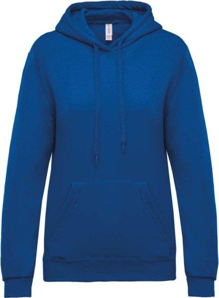 Női kapucnis pulóver, Kariban KA473, Light Royal Blue-S