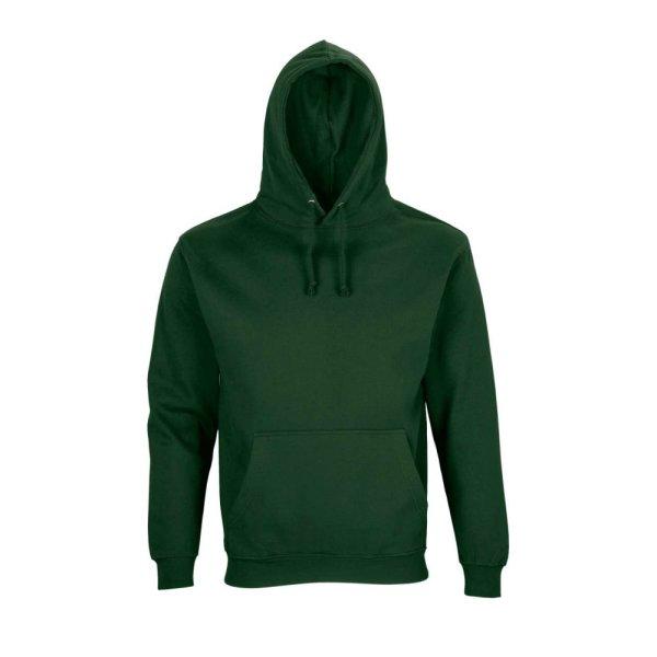 Uniszex kapucnis pulóver, SOL'S SO03815, Bottle Green-2XL