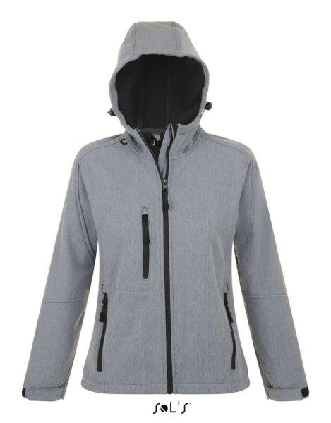 Női REPLAY kapucnis cipzáras softshell dzseki, SOL'S SO46802, Grey
Melange-2XL