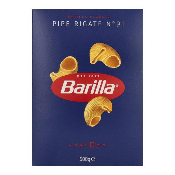 BARILLA TÉSZTA PIPE RIGATE N.91 500G