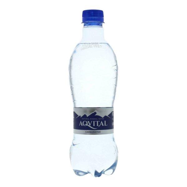 AQVITAL ÁSVÁNYVÍZ SZÉNSAVAS 500ML DRS