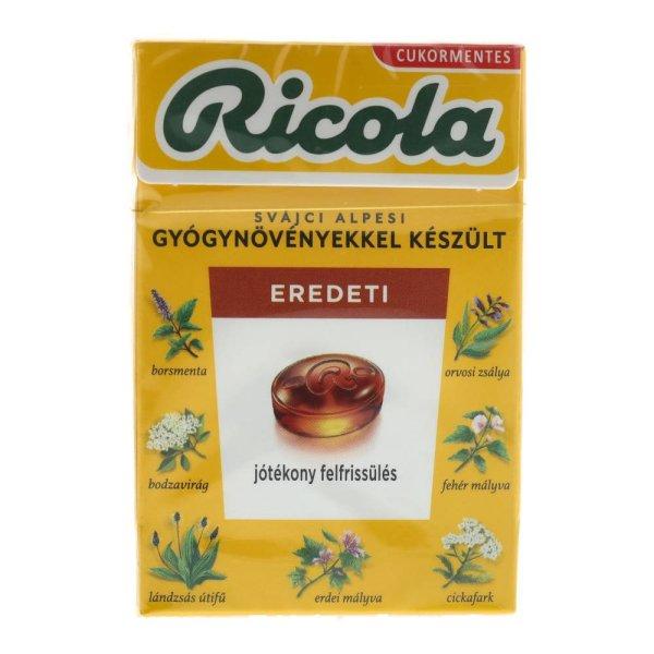 RICOLA CUKORKA EREDETI GYÓGYNÖVÉNY CM.