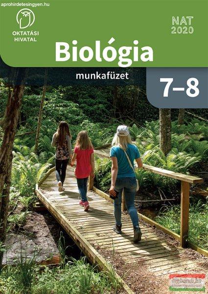 Biológia 7-8. munkafüzet az általános iskolák számára OH-BIO78MB