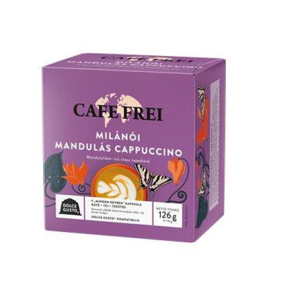 Kávékapszula, Dolce Gusto kompatibilis, 9 db, CAFE FREI "Milánói
mandulás cappuccino"