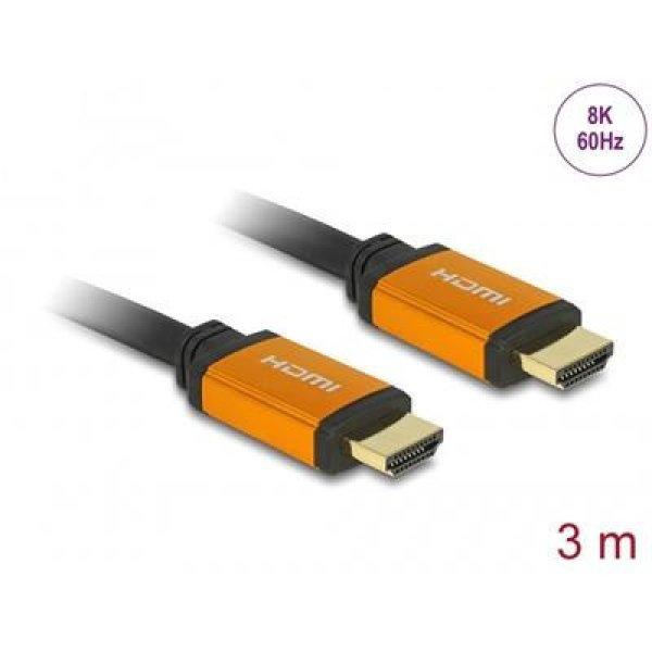 DELOCK kábel HDMI male / male összekötő 48 Gbps 8K 60Hz 3m