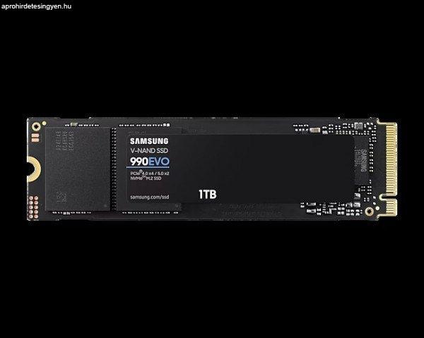 SAMSUNG SSD Belső, 1TB, 990 EVO, PCIe 4.0, NVMe 2.0, M.2, 600 TBW