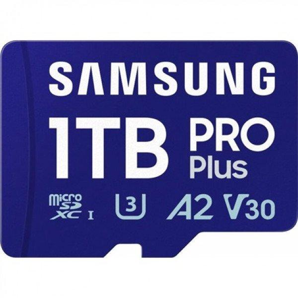 SAMSUNG SD kártya, 1TB, PRO PLUS, olvasó, Blue Wave