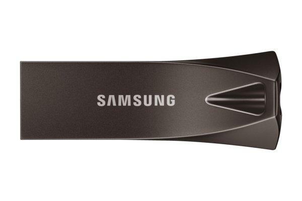 SAMSUNG Pendrive 512GB, Bar PLUS, Titán Ezüst