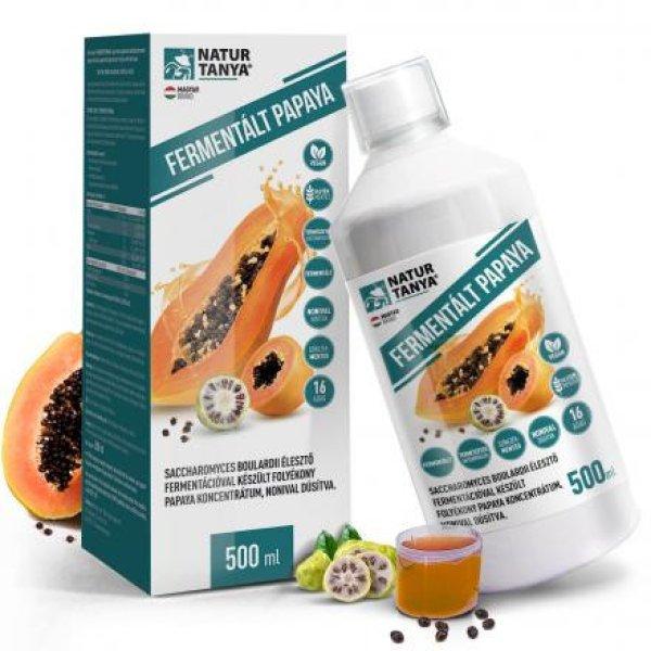 Natur Tanya® fermentált Papaya koncentrátum - Saccharomyces boulardii
probiotikus élesztőgomba fermentációval (500 ml)