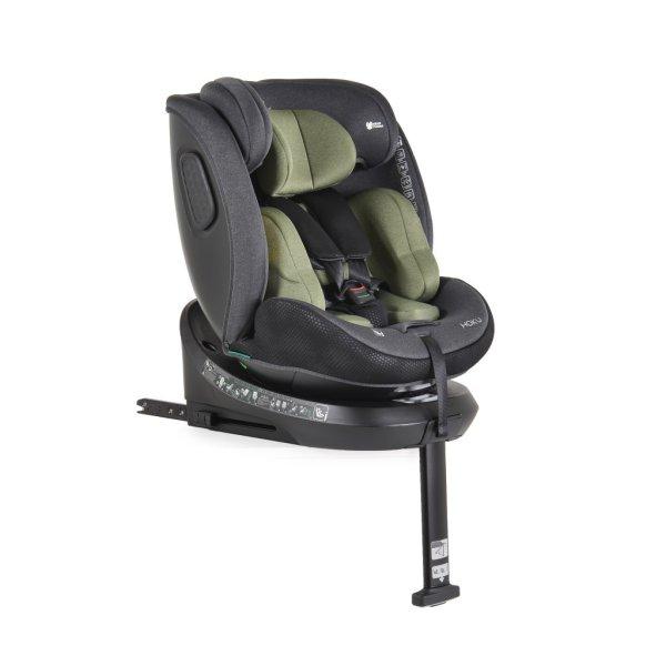 Cangaroo Hoku I-Size 360°-ban forgatható ISOFIX gyermekülés,SIP
oldalvédelemmel (40-150 cm) - Olivazöld