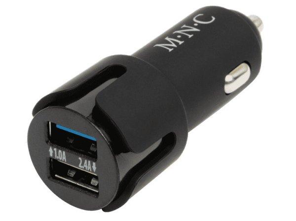 Adapter szivargyújtós 2x usb fekete 54931bk elektromos