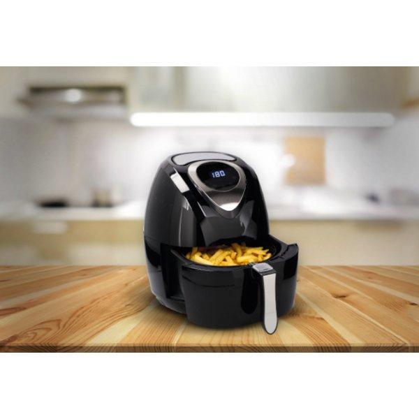 Cuisinier Deluxe olaj nélküli fritőz (1400W, 3,2 literes)