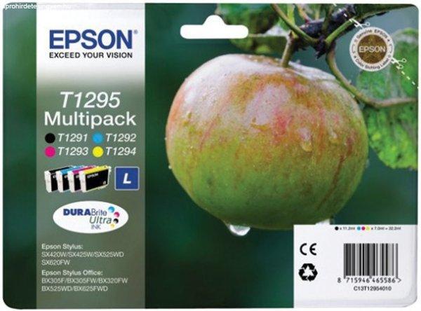 T12954010 Tintapatron multipack Stylus SX420W nyomtatóhoz, EPSON, b+c+m+y,
32,2ml