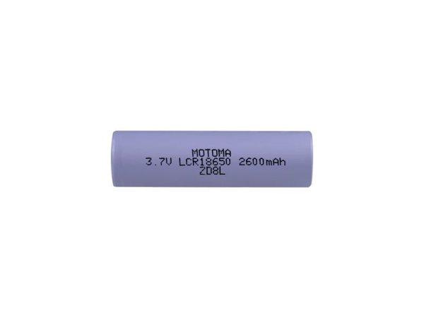 Rechargeable battery Li-Ion 18650 3,7V/2600mAh MOTOMA