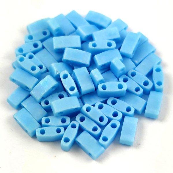 Miyuki féltila gyöngy - 413fr - Matte Rainbow Turquoise Blue - 2.3x5mm