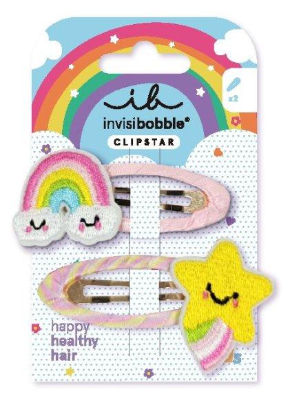 Invisibobble Hajcsat Clipstar Happy Sky 2 db