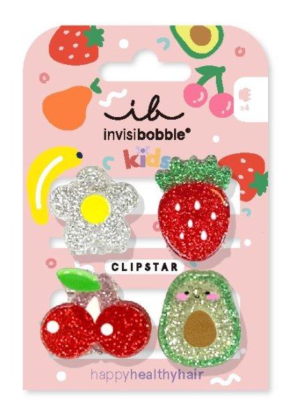 Invisibobble Hajcsipesz Clipstar Frutti Fun 4 db