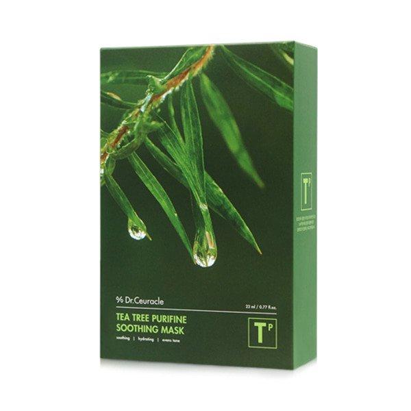 Dr.Ceuracle Nyugtató kendőmaszk problémás bőrre Tea
Tree Purifine (Soothing Mask) 10 x 23 ml