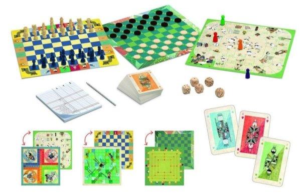 20 Klasszikus társas 6 éves kortól - Classic box 20 games - Djeco