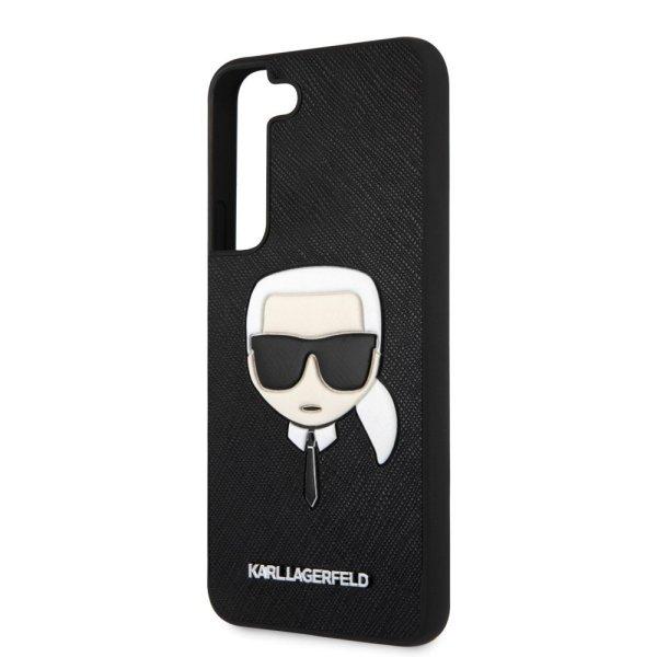 Karl Lagerfeld PU Saffiano Samsung SM-S906 Galaxy S22 Plus (2022) hátlapvédő
tok fekete (KLHCS22MSAKHBK)