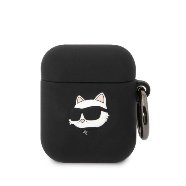 Karl Lagerfeld 3D Logo NFT Choupette Head Apple AirPods 1/2 szilikon tok fekete
(KLA2RUNCHK)