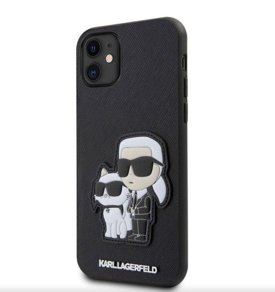 Karl Lagerfeld PU Saffiano Karl and Choupette NFT Apple iPhone 11 (6.1)
hátlapvédő tok fekete (KLHCN61SANKCPK)