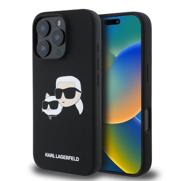 Karl Lagerfeld Liquid Silicone Double Heads Apple iPhone 15 Pro (6.1) MagSafe
hátlapvédő tok fekete (KLHMP15LSKCHPPLK)