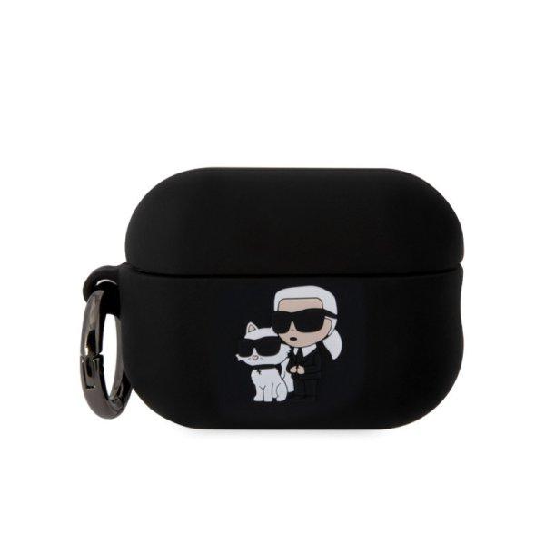 Karl Lagerfeld 3D Logo NFT Karl and Choupette Apple Airpods Pro 2 szilikon tok
fekete (KLAP2RUNKC)