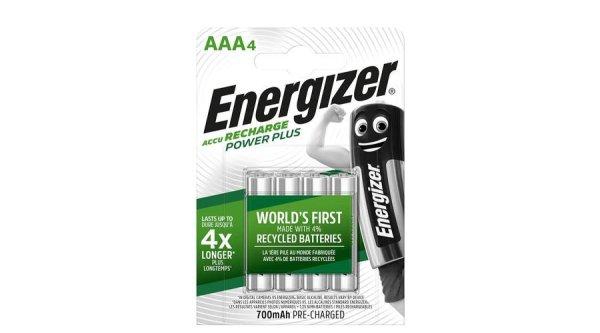 Energizer Power Plus Ni-Mh akku ceruza AAA B4 HR03 700mAh