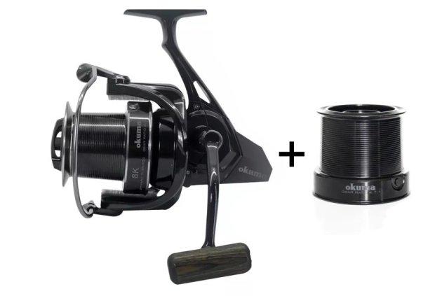 Okuma 8K Carp Fd 5+1BB elsőfékes orsó + sekély pótdob (57739+8KS-SPOOL)