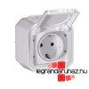 Legrand Plexo 55 falon kvli 2P+F csatlakozaljzat csapfed